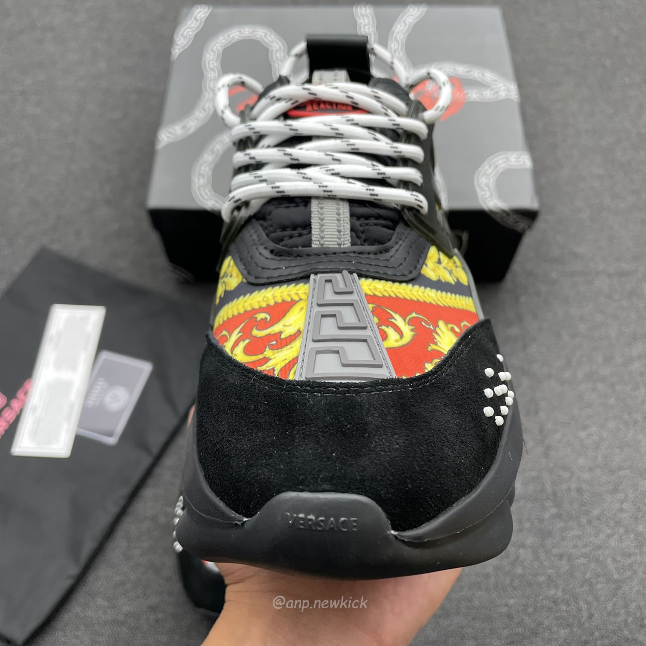 Versace Chain Reaction Sneaker (12) - newkick.cc